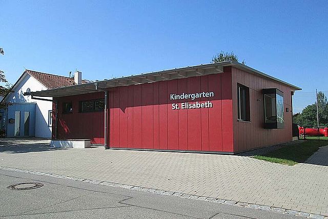 BRK Kindergarten St. Elisabeth in Unterdietfurt, Außenansicht