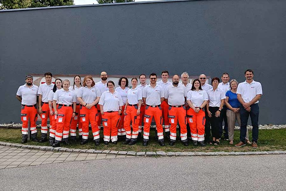 Abschluss Fachlehrgang Rettungssanitäter 2026 Gruppenfoto Abschluss Fachlehrgang Rettungssanitäter 2026