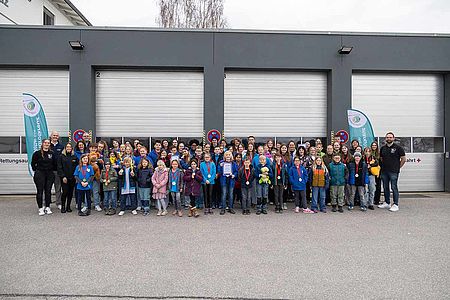 Kreiswettbewerb des Jugendrotkreuzes im Landkreis Rottal-Inn